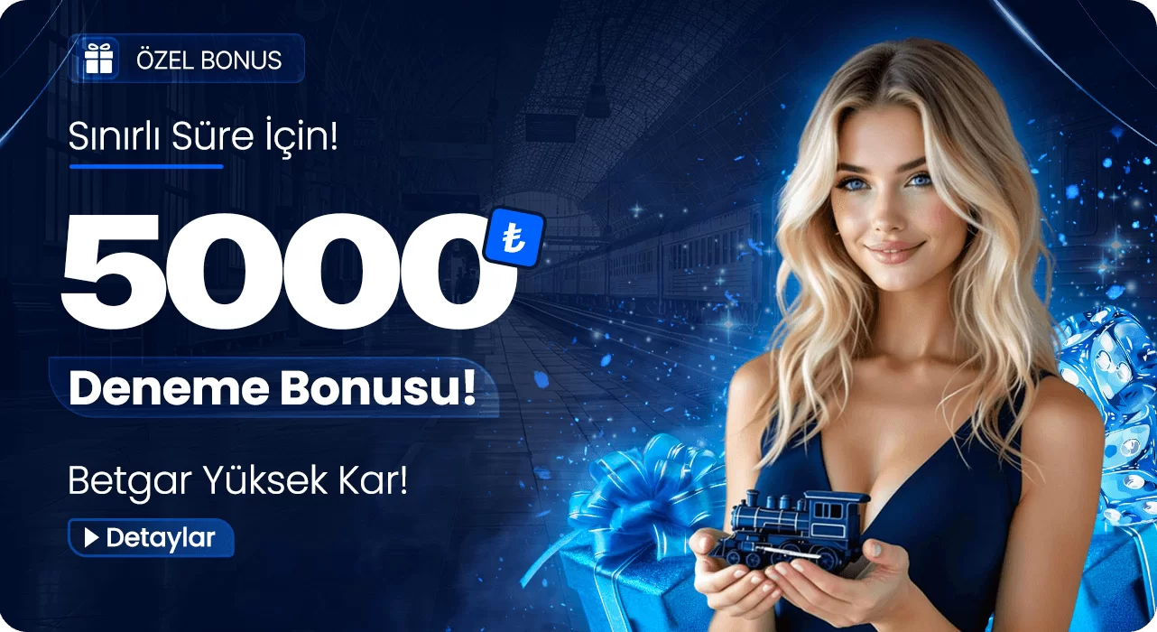 Betgar 5000₺ deneme bonusu promosyon bannerı