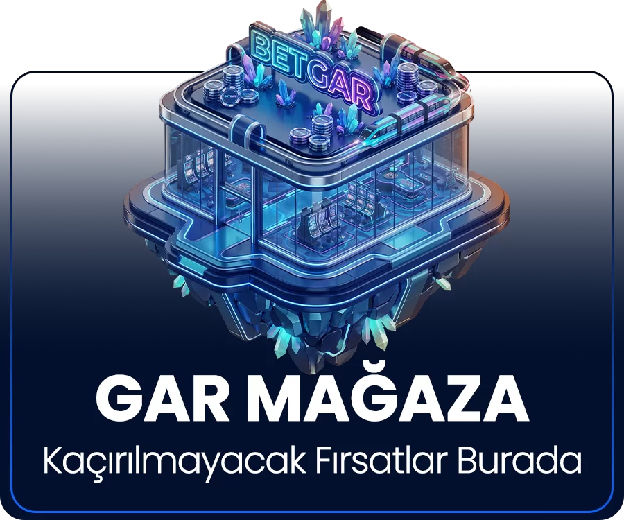 Betgar GAR Mağaza özelliğini tanıtan kart görseli